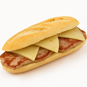 Bocadillo de lomo y queso
